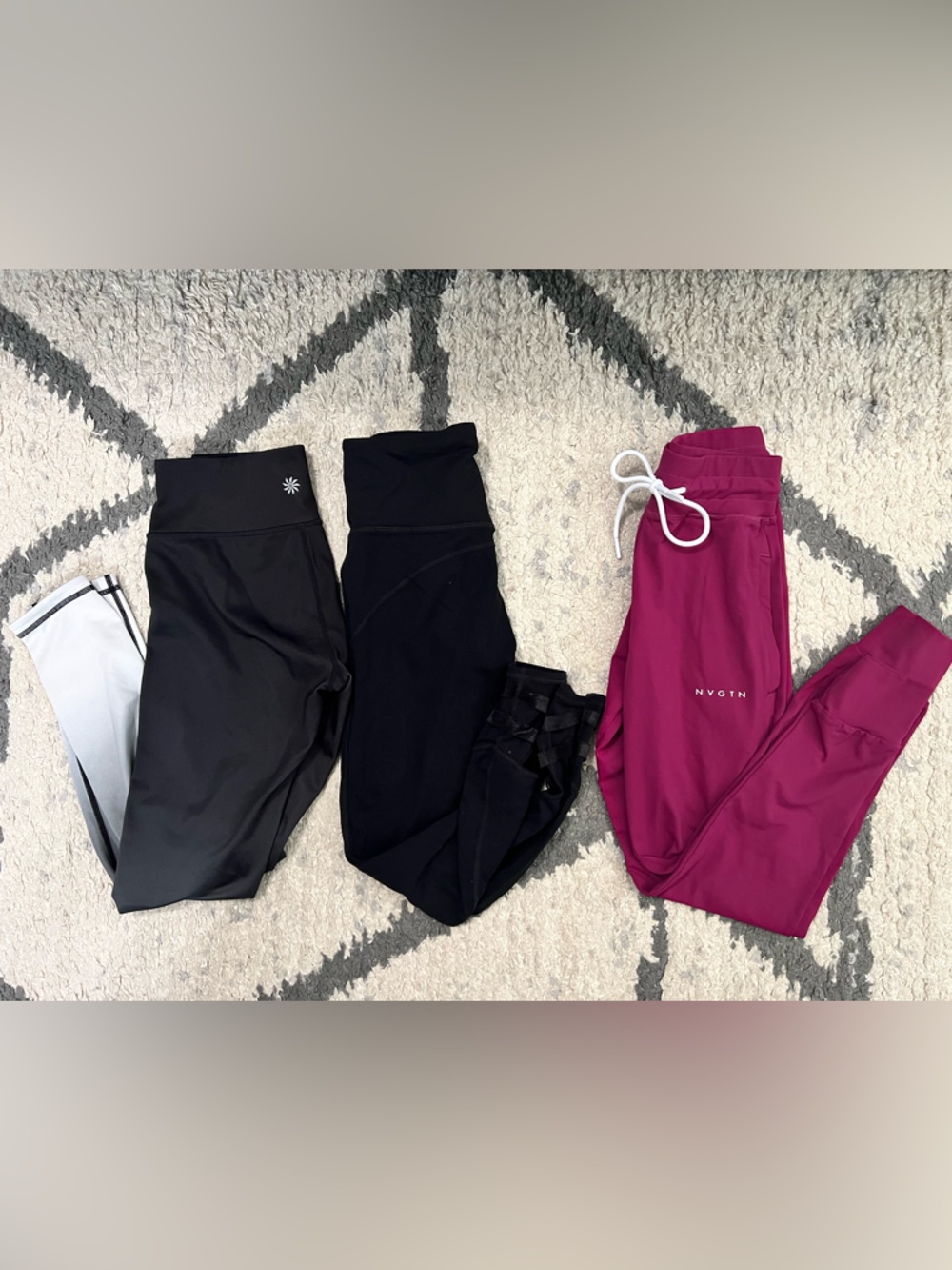 Lot of 2 Athleta Leggings and 1 Jogger